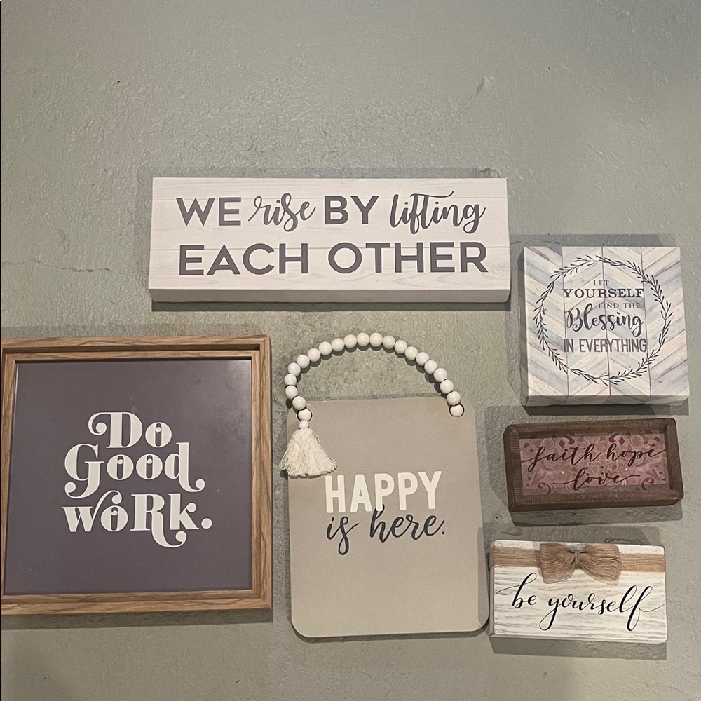 Inspirational Wall Art Set